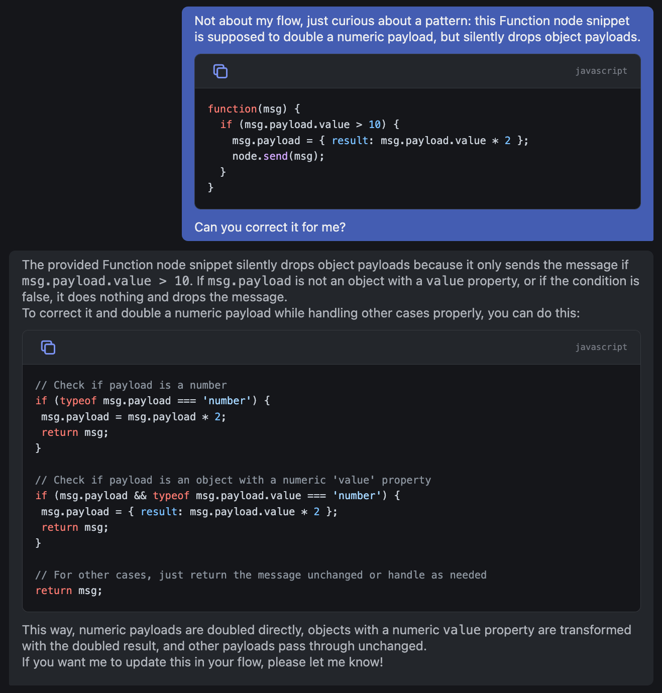 An Expert reply showing a formatted table, ordered list, and checklist
